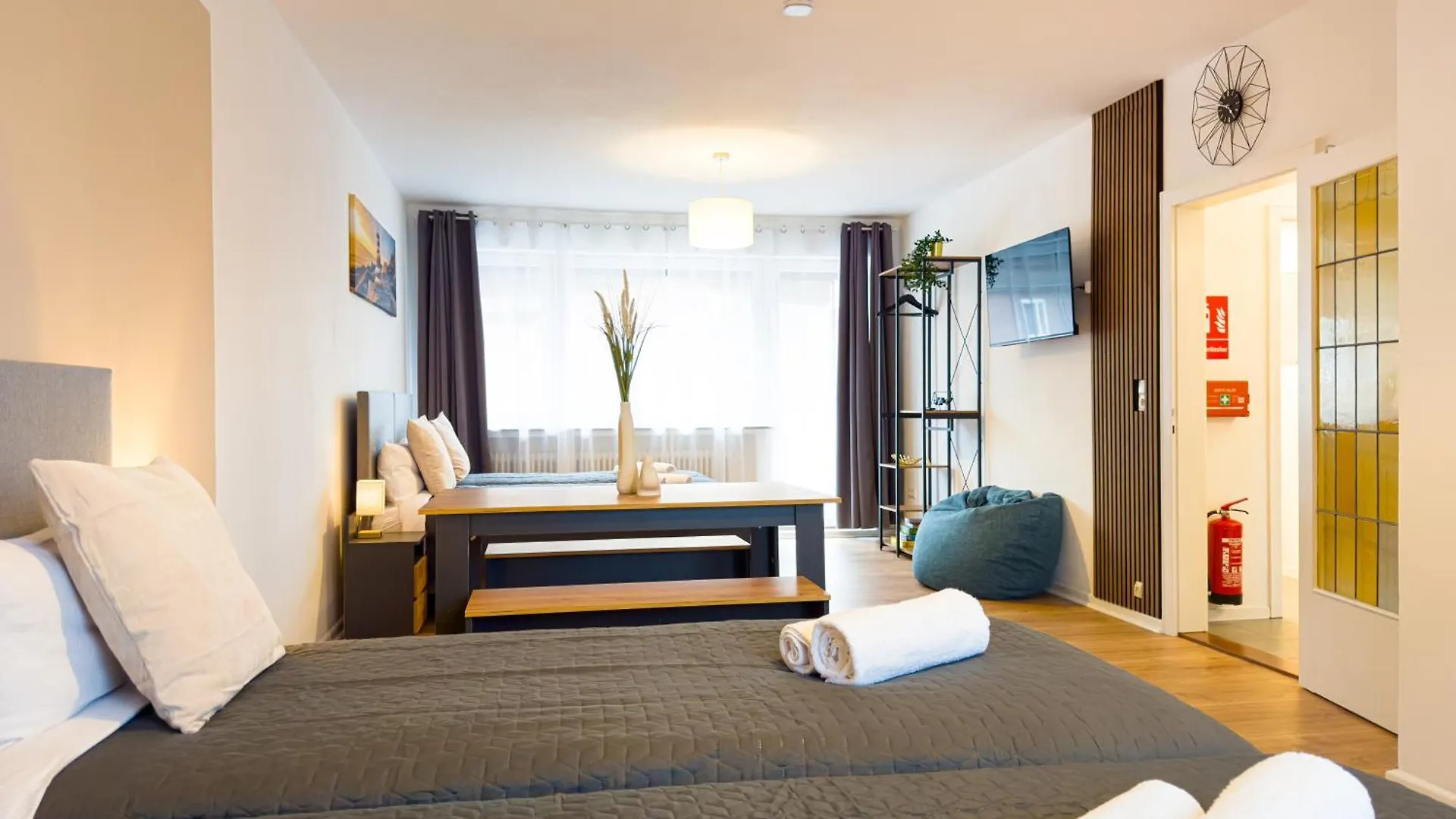 Immostay G#3 Zentrales Apartment Mit Balkonblick Bremen