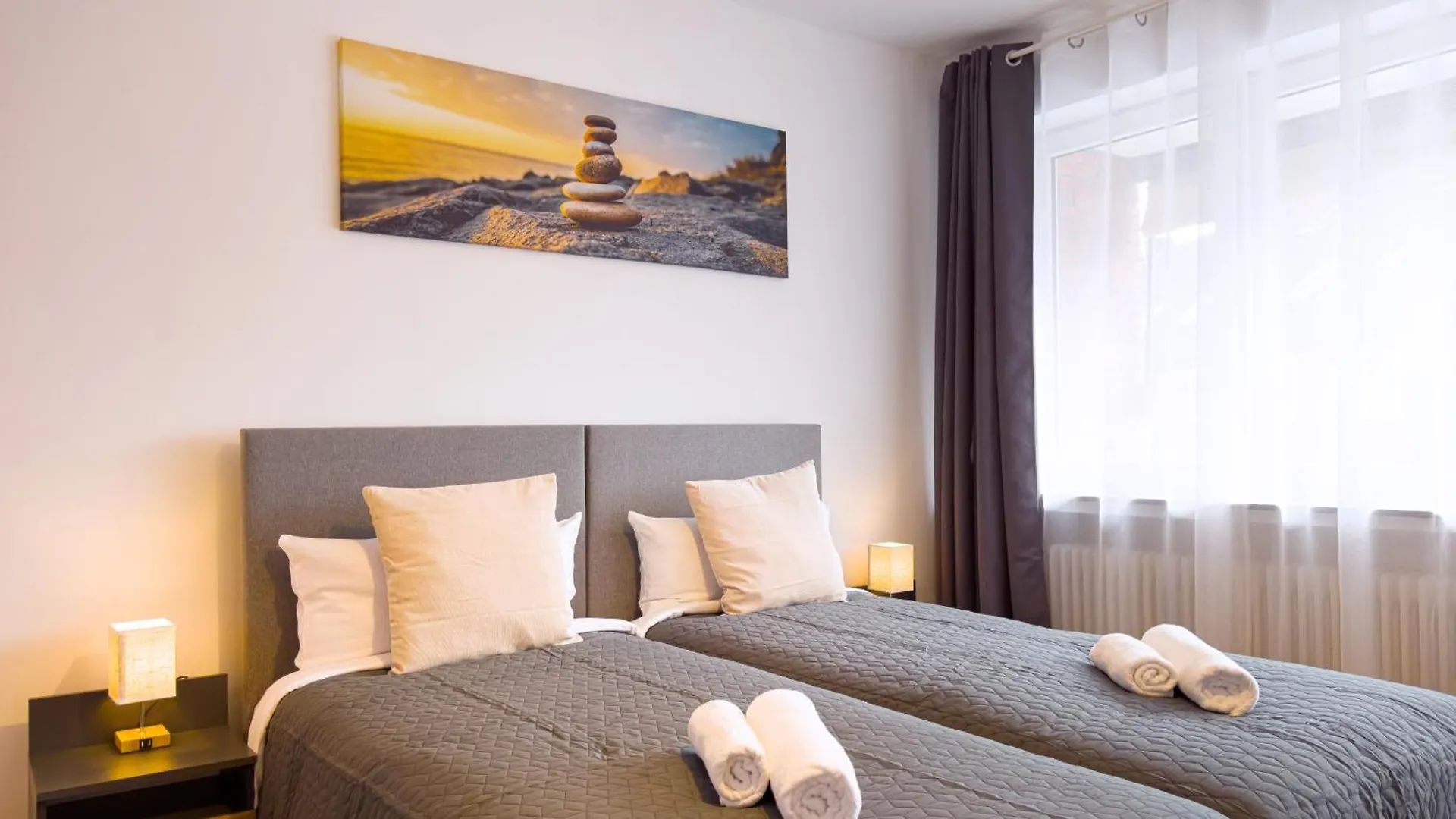 Immostay G#3 Zentrales Apartment Mit Balkonblick Bremen