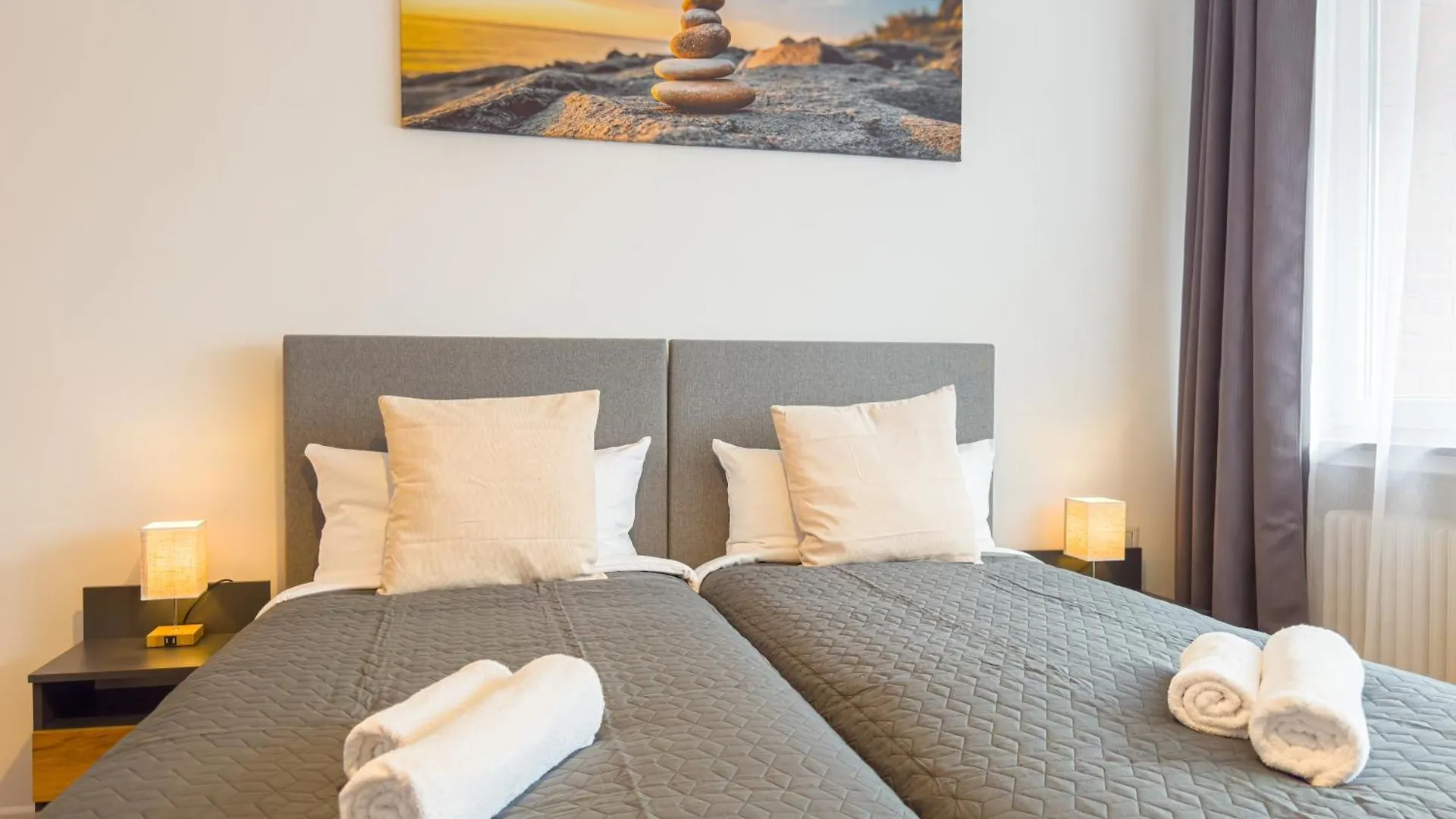 Immostay G#3 Zentrales Apartment Mit Balkonblick Bremen 0*,