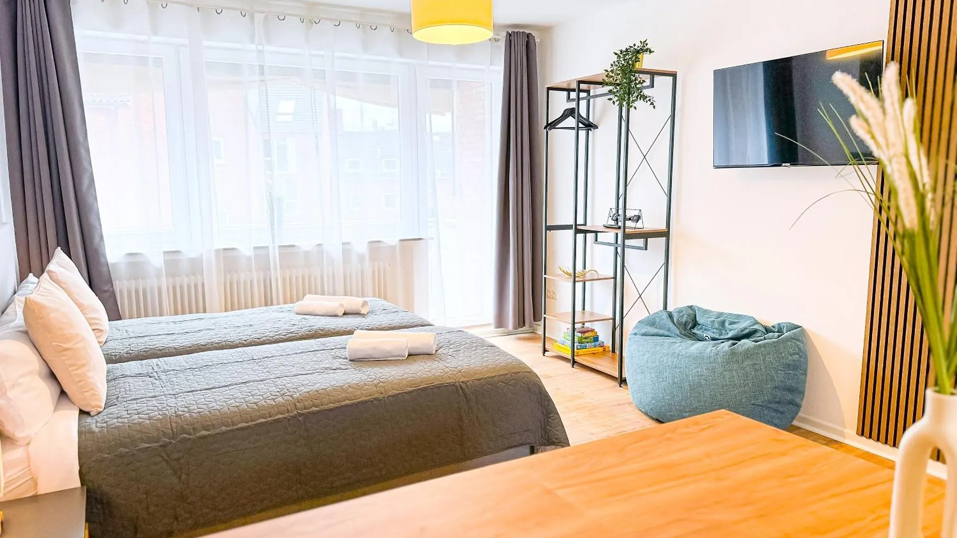 Immostay G#3 Zentrales Apartment Mit Balkonblick Bremen